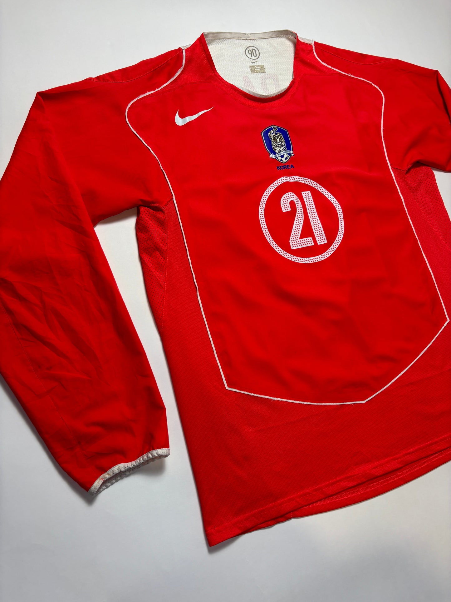 South Korea Home Shirt 2004/06 LS (XL) J.S.Park 21