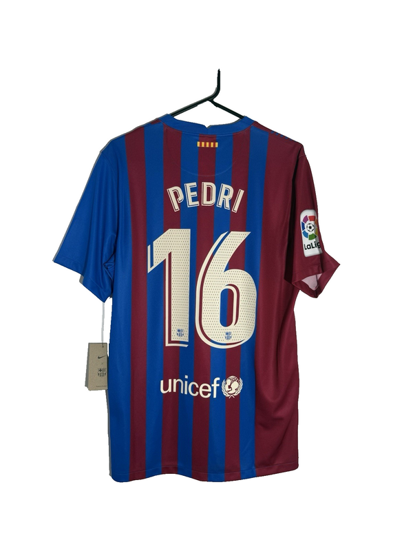 Barcelona Pedri #16 2021/22 Large Home Shirt Nike BNWT CV7891-428