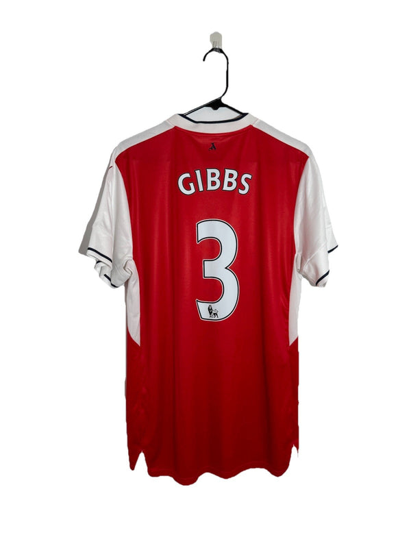 Arsenal Gibbs #3 2016/17 Large Home Shirt Excellent Condition 749712
