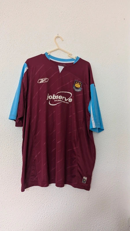 2005-07 West Ham Home Shirt Tevez #32 - 8/10
