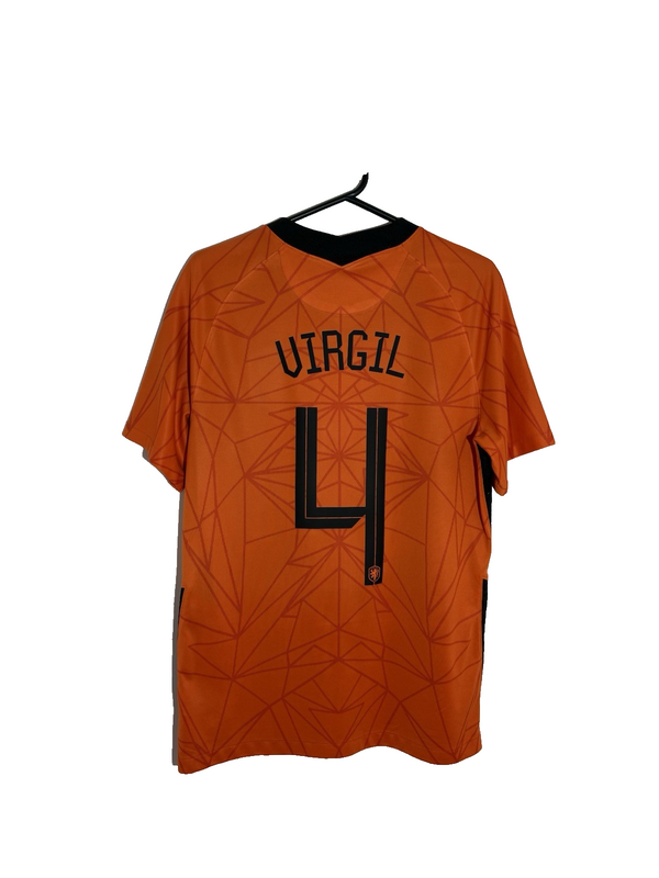 Netherlands Virgil #4 2020 Home Medium Shirt Nike Excellent Condition CD0712-819