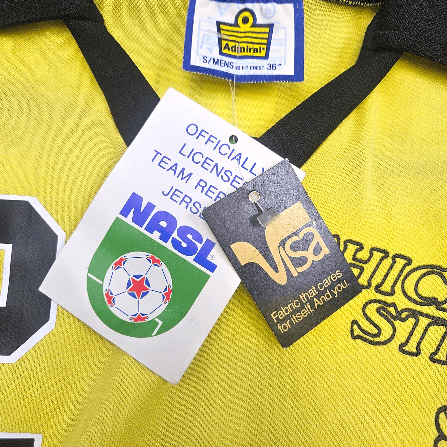 1976/78 Chicago Sting Home Football Shirt (S) Admiral #12 Granitza (BNWTs)