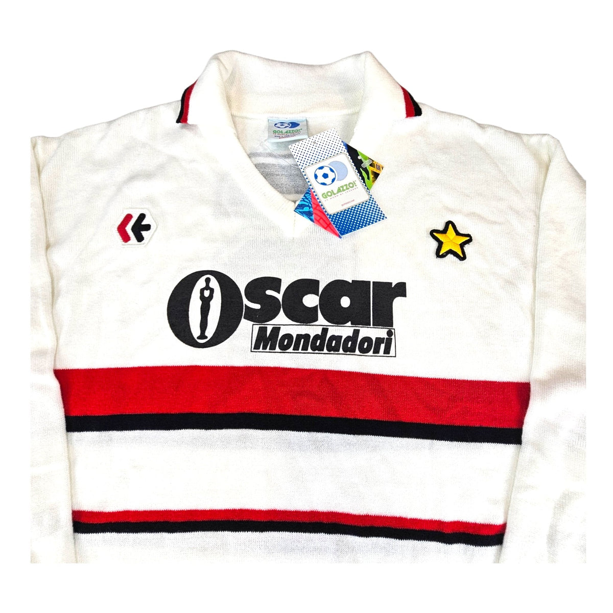 1984/85 AC Milan Away Football Shirt (L) Golazzo #6 (Re-Issue)