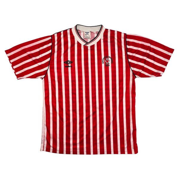 1987/90 Sheffield United Home Football Shirt (M) Umbro