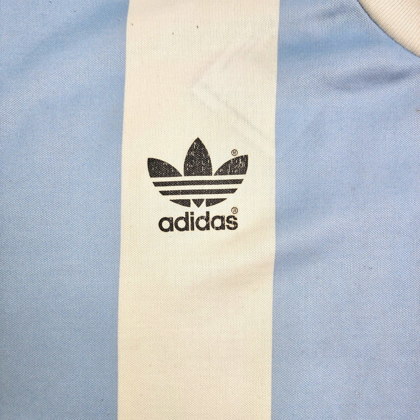 1988/89 Argentina Home Football Shirt (L) Adidas # 10 (Maradona)