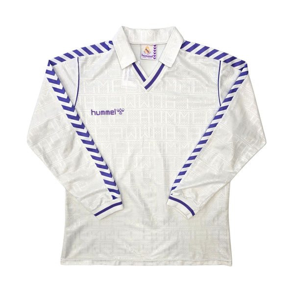 1988/89 Real Madrid Home Football Shirt (XL) Hummel