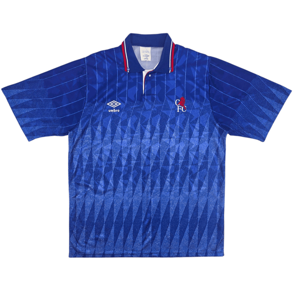 1989/91 Chelsea Home Football Shirt (L) Umbro