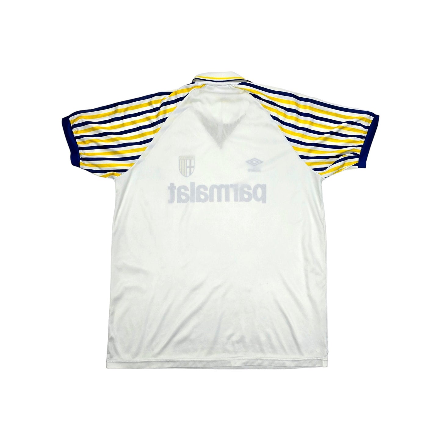 1990/91 Parma Home Football Shirt (XL) Umbro