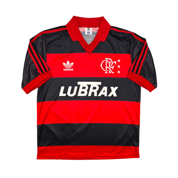 1990/92 Flamengo Home Football Shirt (L) Adidas