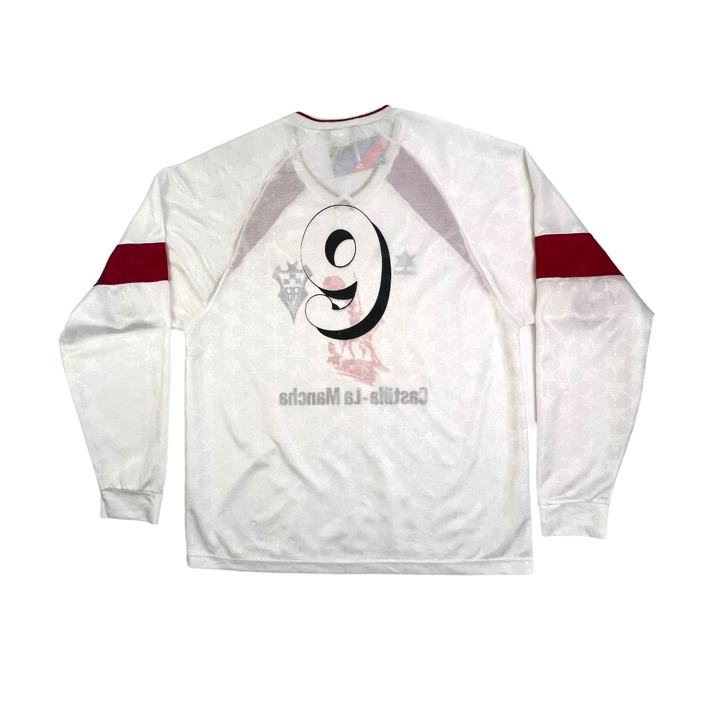 1992/93 Albacete Balompie Home Football Shirt (L) Luanvi # 9