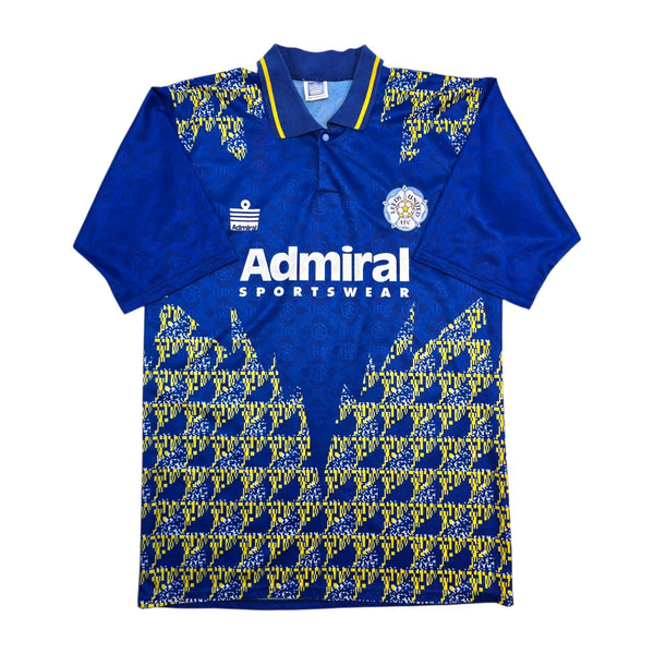 1992/93 Leeds United Away Football Shirt (M) Admiral