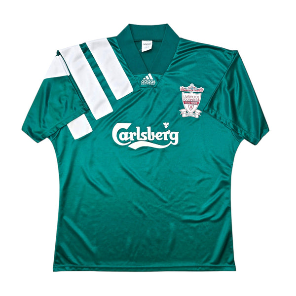 1992/93 Liverpool Away Football Shirt (XL) Adidas