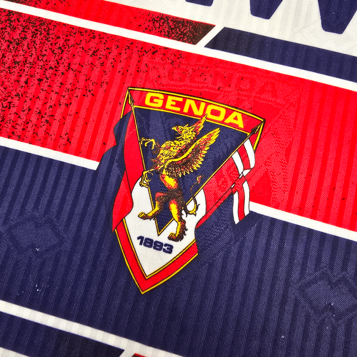 1992/94 Genoa Away Football Shirt (L) Errea