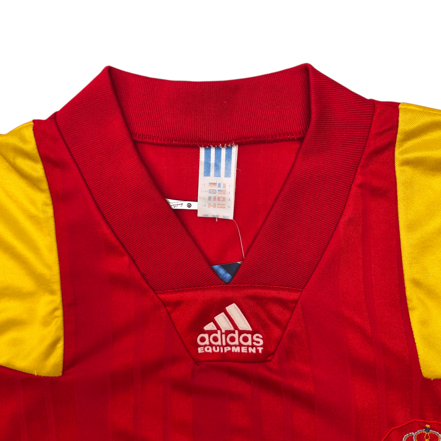 1992/94 Spain Home Football Shirt (L) Adidas