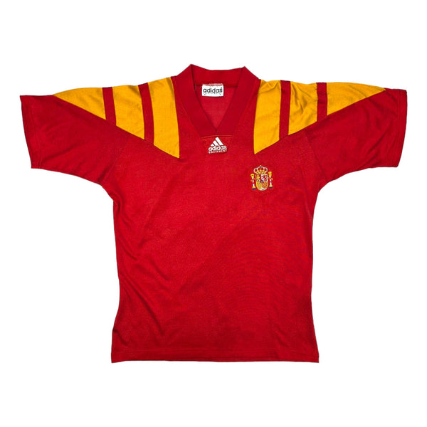 1992/94 Spain Home Football Shirt (M) Adidas