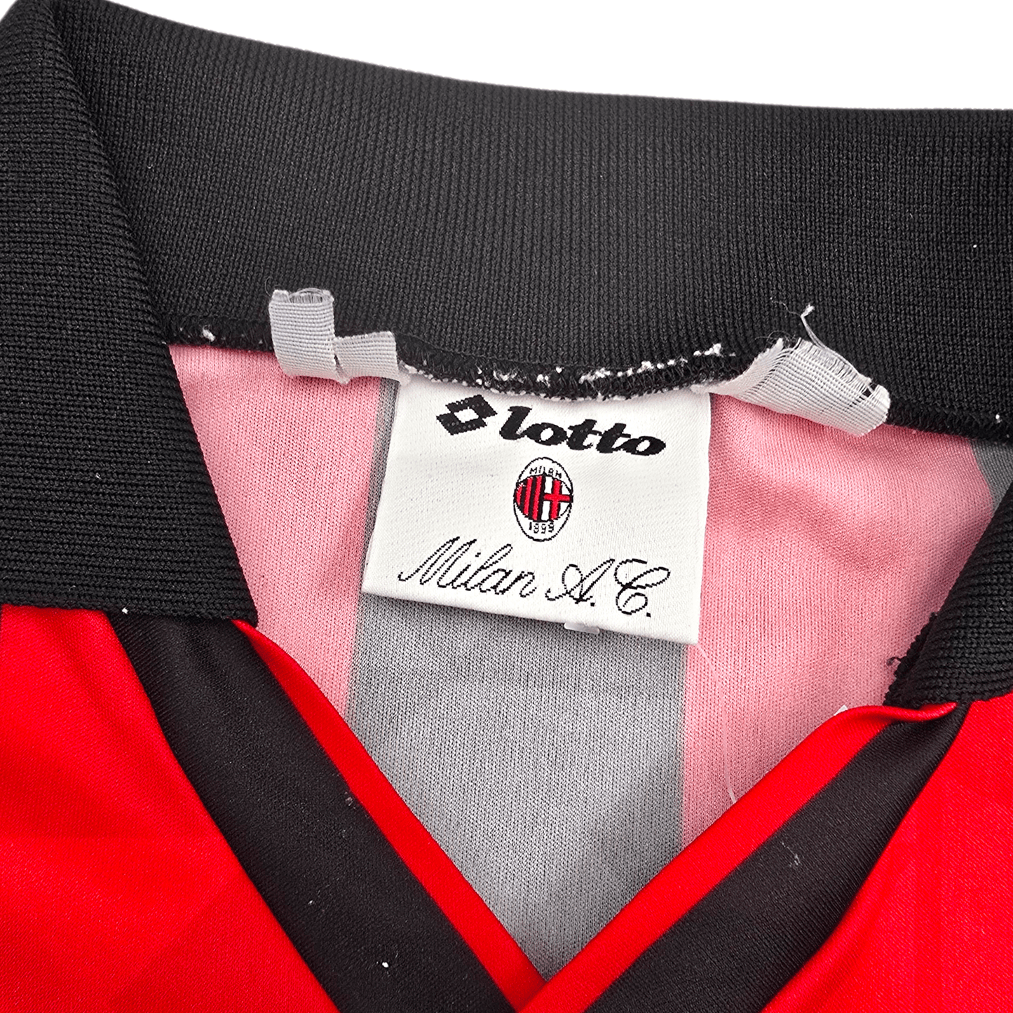1993/94 AC Milan Home Football Shirt (L) Lotto