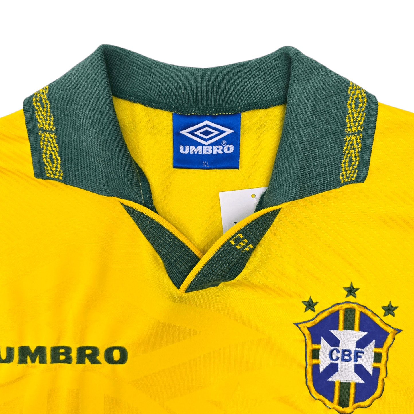 1993/94 Brazil Home Football Shirt (XL) Umbro