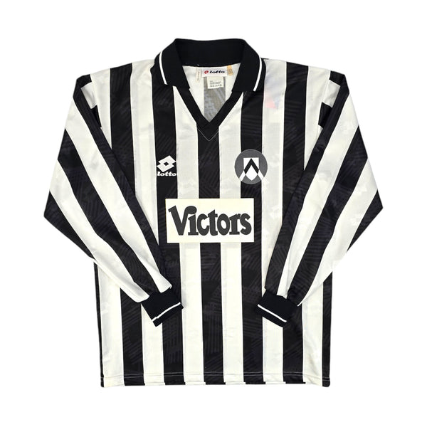 1993/94 Udinese Home Football Shirt (L) Lotto #2 (Pellegrini) Matchworn