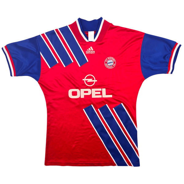 1993/95 Bayern Munich Home Football Shirt (M) Adidas #9 (Papin)