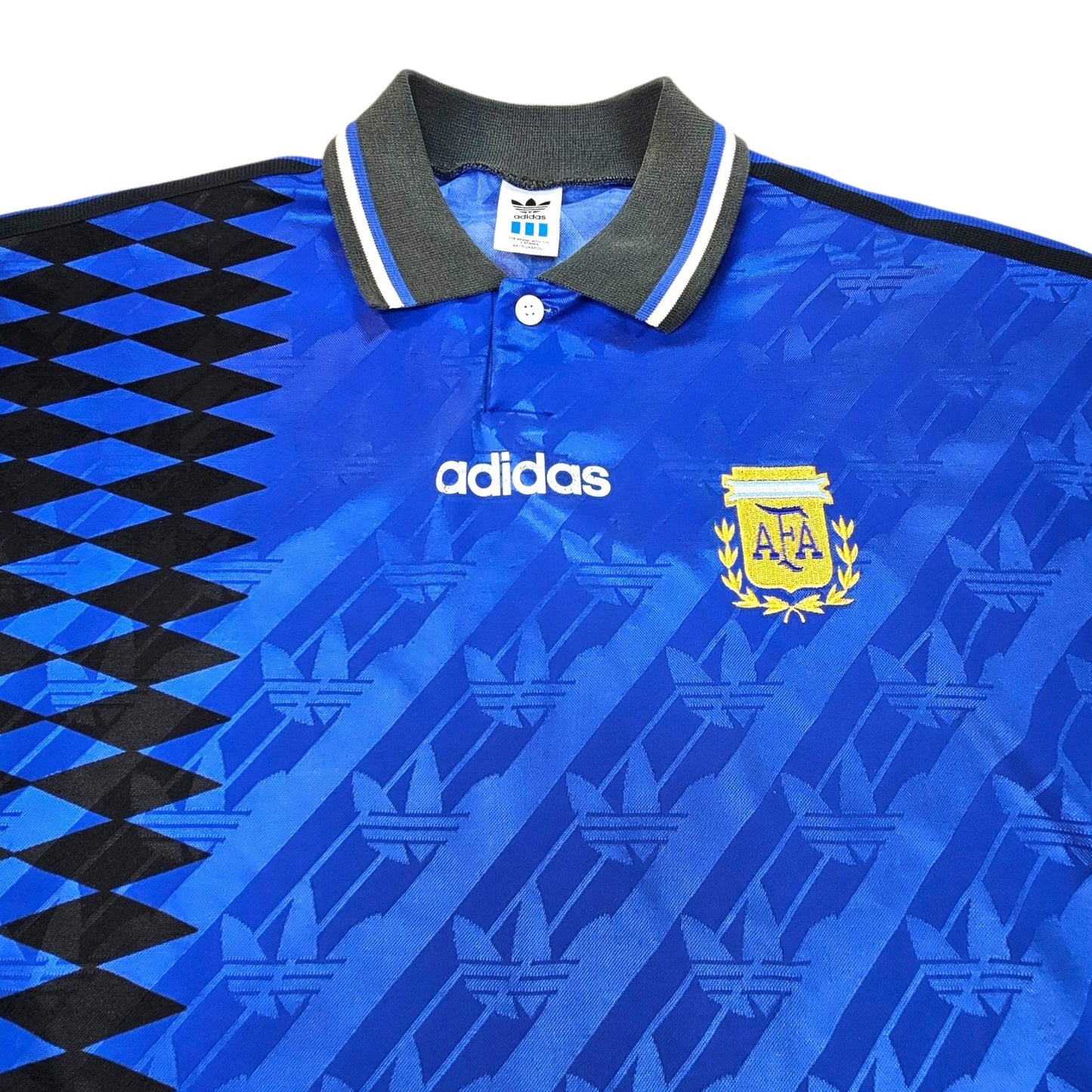 1994/95 Argentina Away Football Shirt (L) Adidas (Re-Badged Template)
