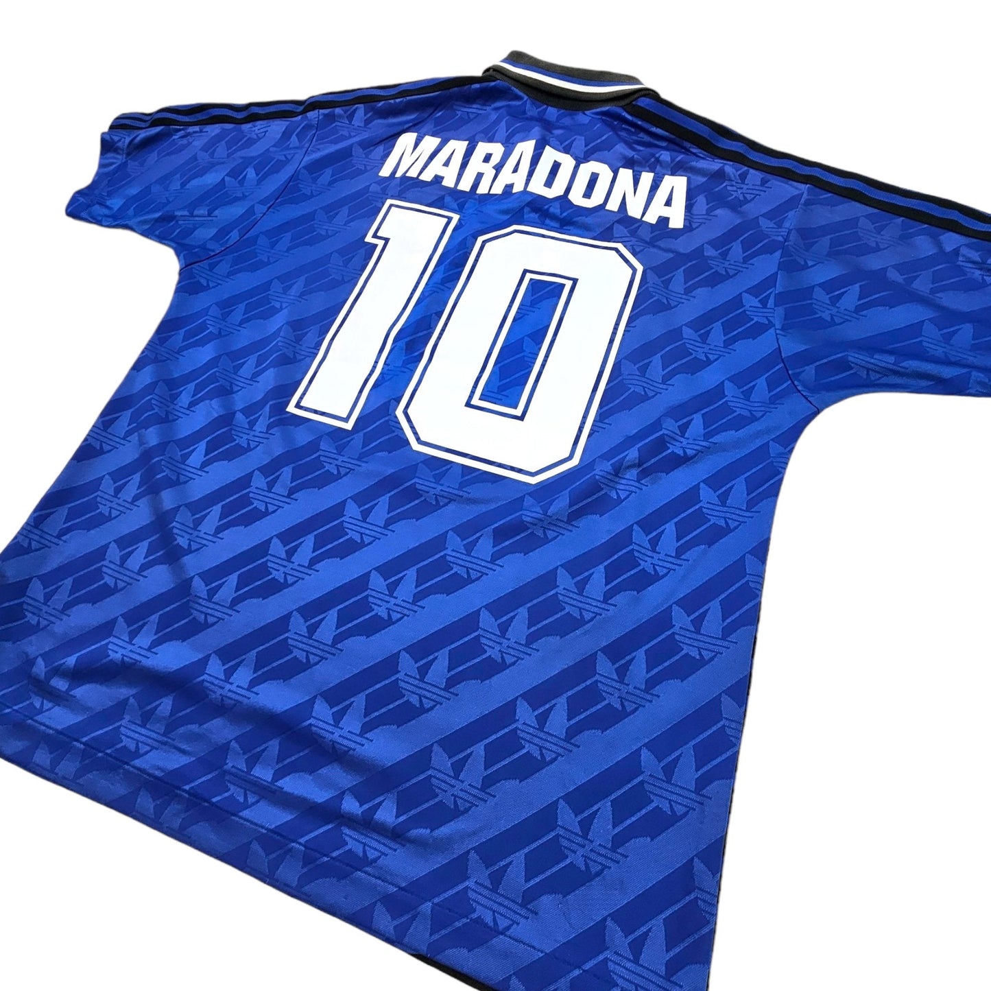 1994/95 Argentina Away Football Shirt (M) Adidas #10 Maradona (Re-badged Template)