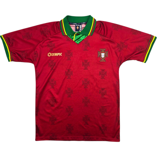 1995/96 Portugal Home Football Shirt (M) Olympic