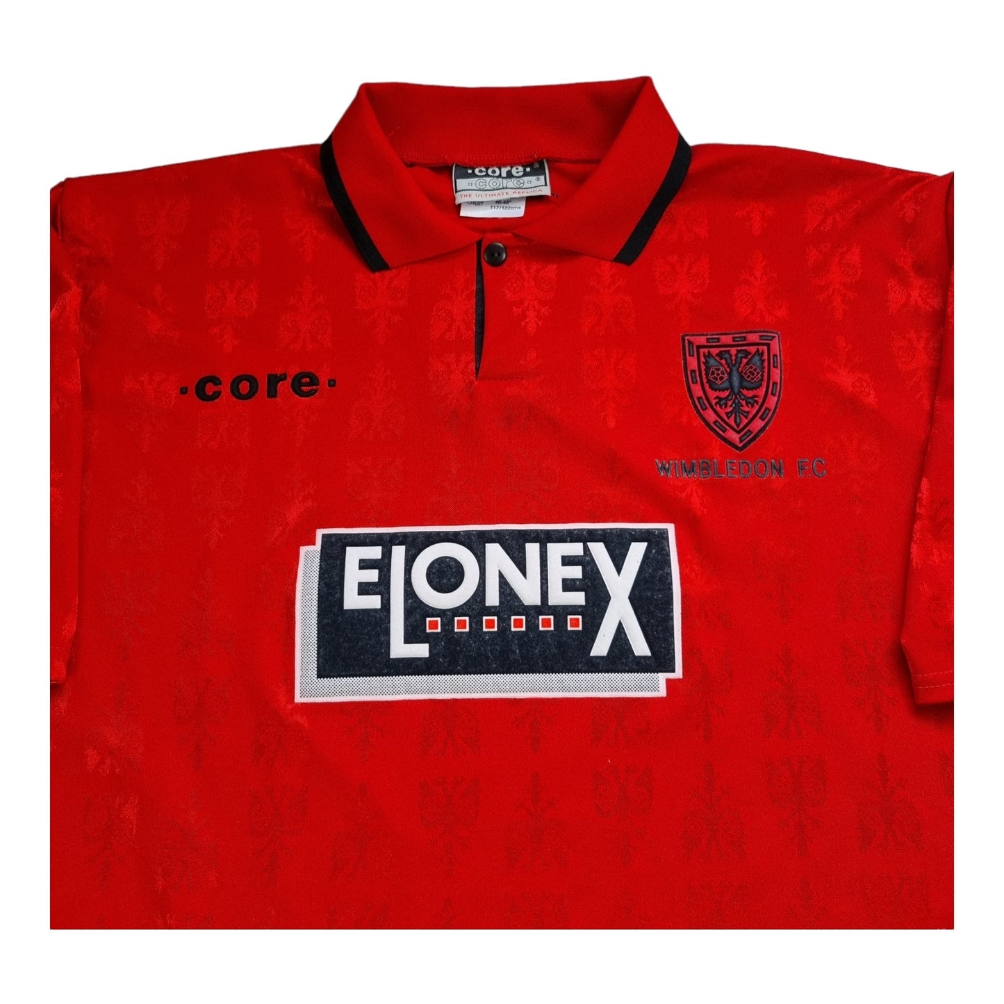 1995/96 Wimbledon Away Football Shirt (XL) Core #4 Jones