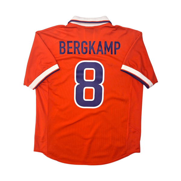 1997/98 Holland Home Football Shirt (L) Nike #8 Bergkamp