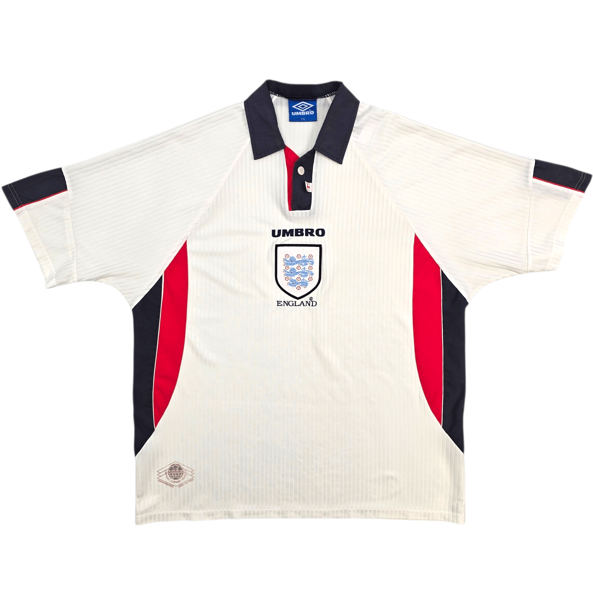 1997/99 England Home Football Shirt (2XL) Umbro – Showboat