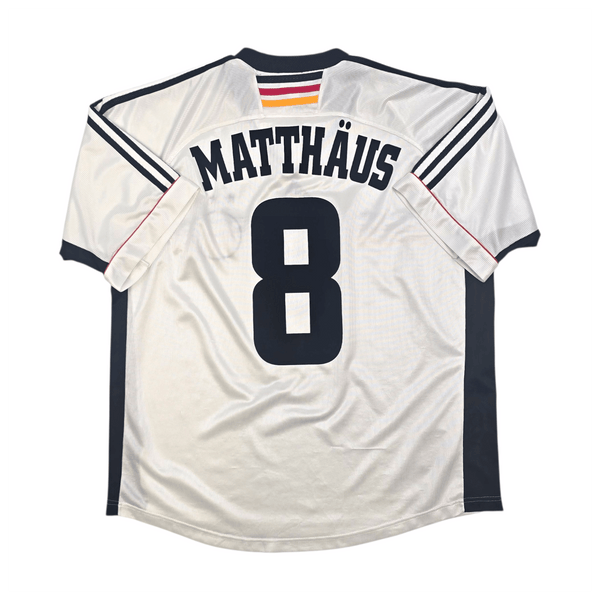 1998/00 Germany Home Football Shirt (XL) Adidas #8 Matthaus