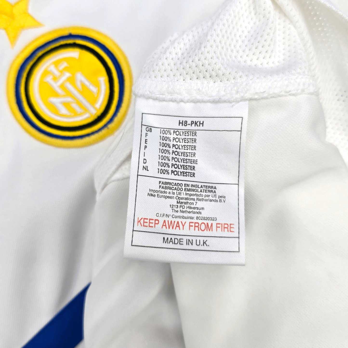 1998/99 Inter Milan Away Football Shirt (L) Nike #9 Ronaldo