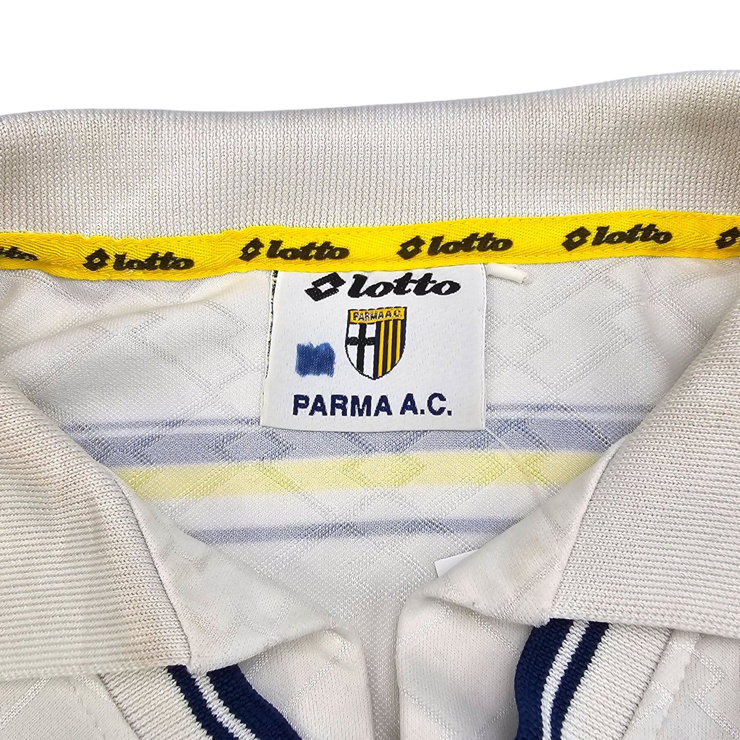 1998/99 Parma Away Football Shirt (L) Lotto