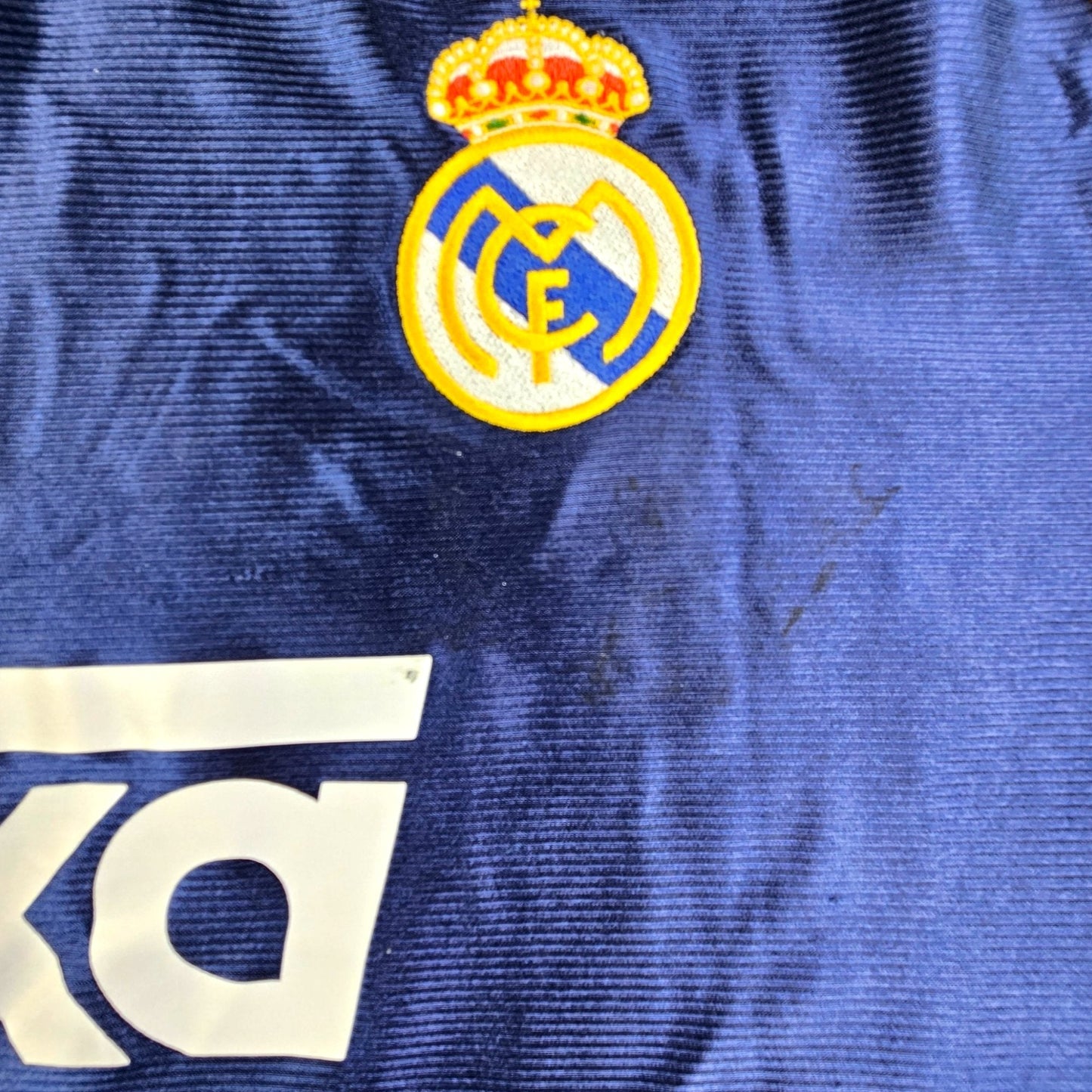 1998/99 Real Madrid Third Football Shirt (XL) Adidas #7 Raul