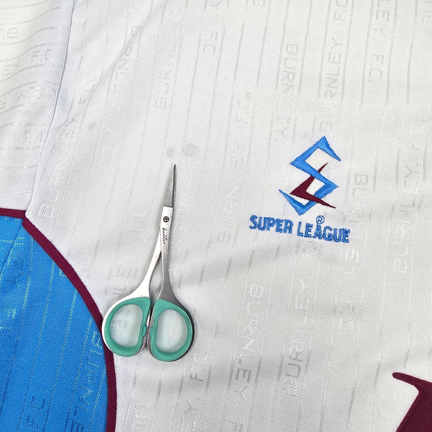 1999/00 Burnley Away Football Shirt (L) Super League