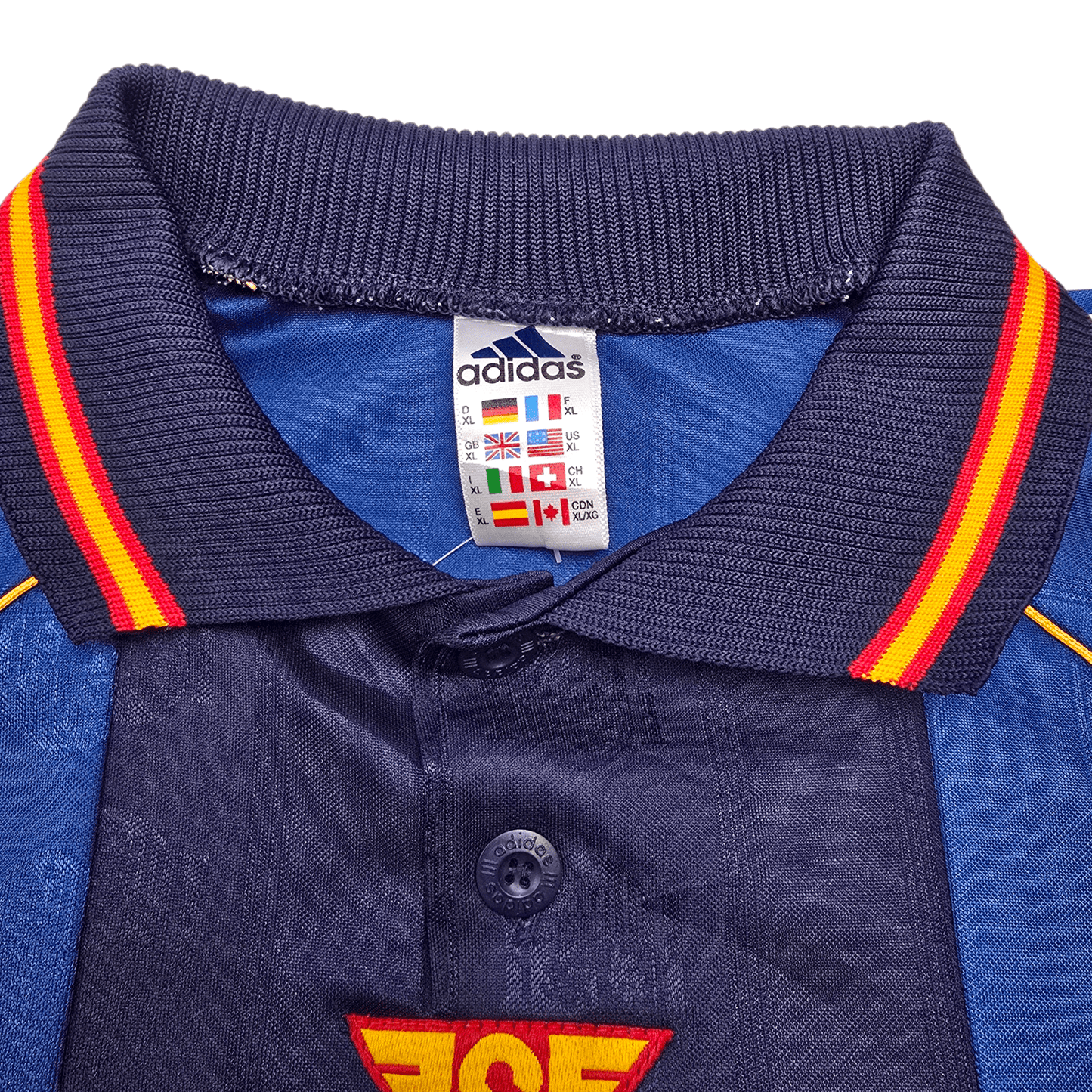 1999/00 Spain Away Football Shirt (XL) Adidas