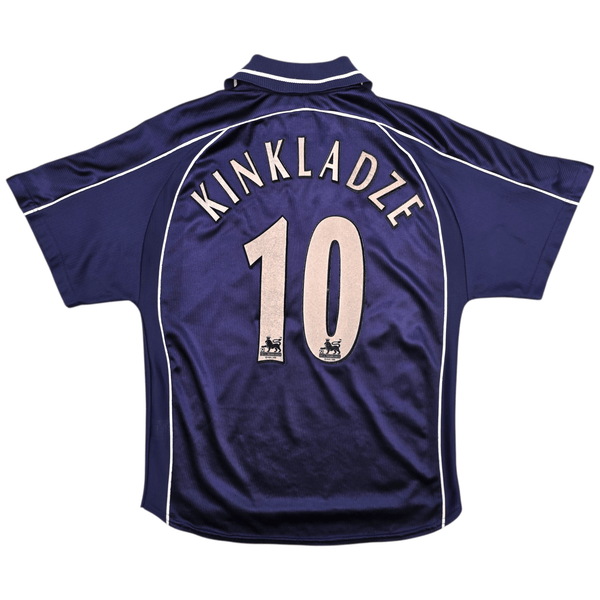 1999/01 Derby County Away Football Shirt (S) Puma #10 Kinkladze