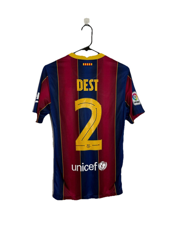 Barcelona Dest #2 2020/21 Small Home Shirt Excellent Condition CD4232-456