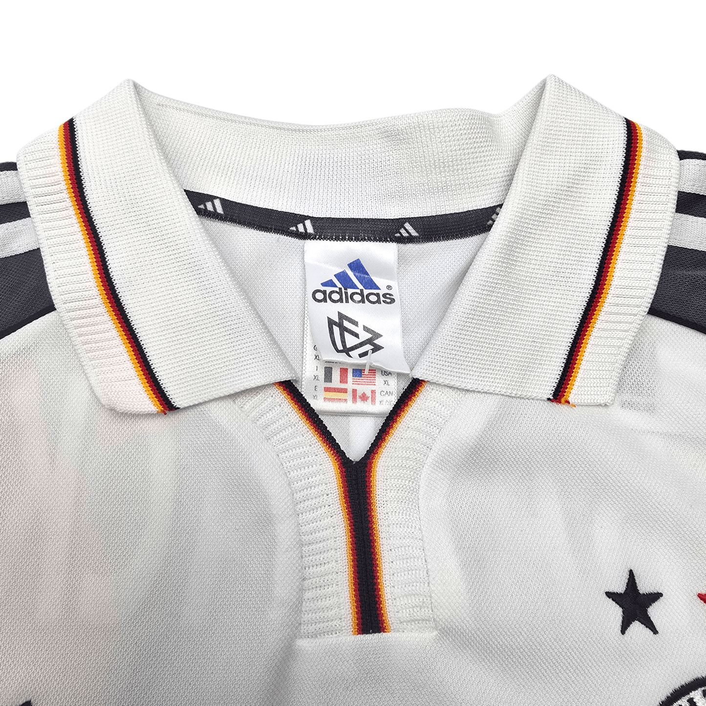 2000/01 Germany Home Football Shirt (XL) Adidas #13 Ballack
