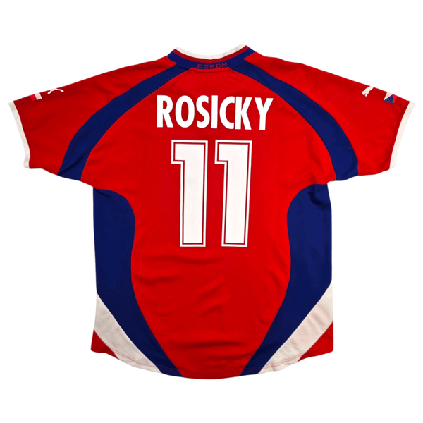 2000/02 Czech Republic Home Football Shirt (XL) Puma #11 Rosicky