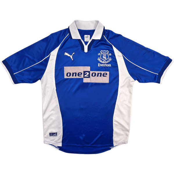 2000/02 Everton Home Football Shirt (M) Puma