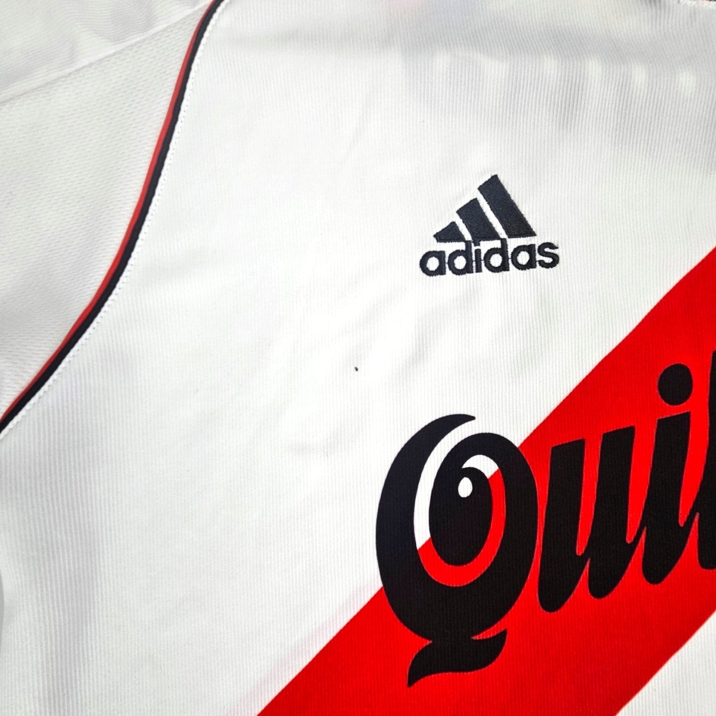 2000/02 River Plate Home Football Shirt (M) Adidas