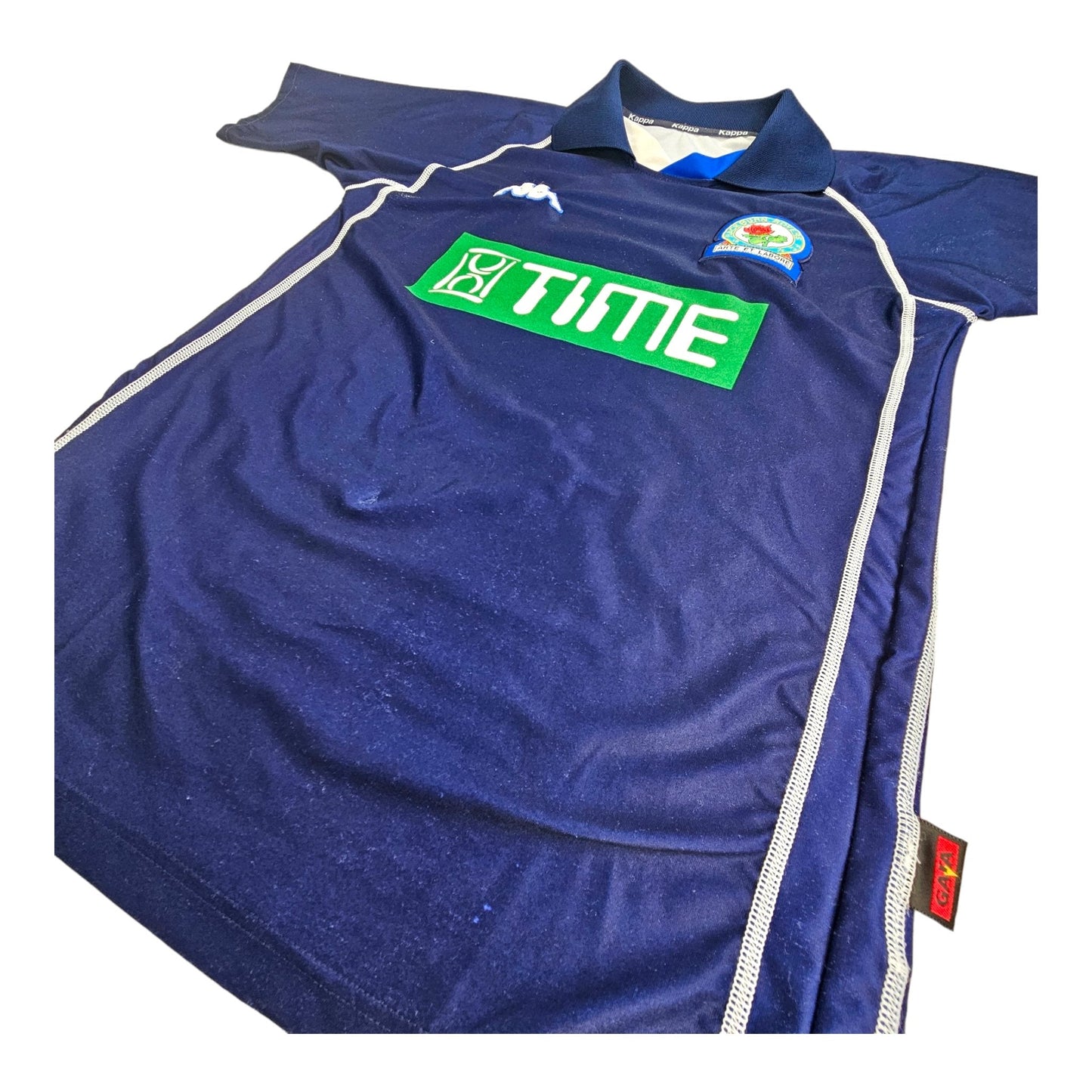 2001/02 Blackburn Rovers Away Football Shirt (M) Kappa