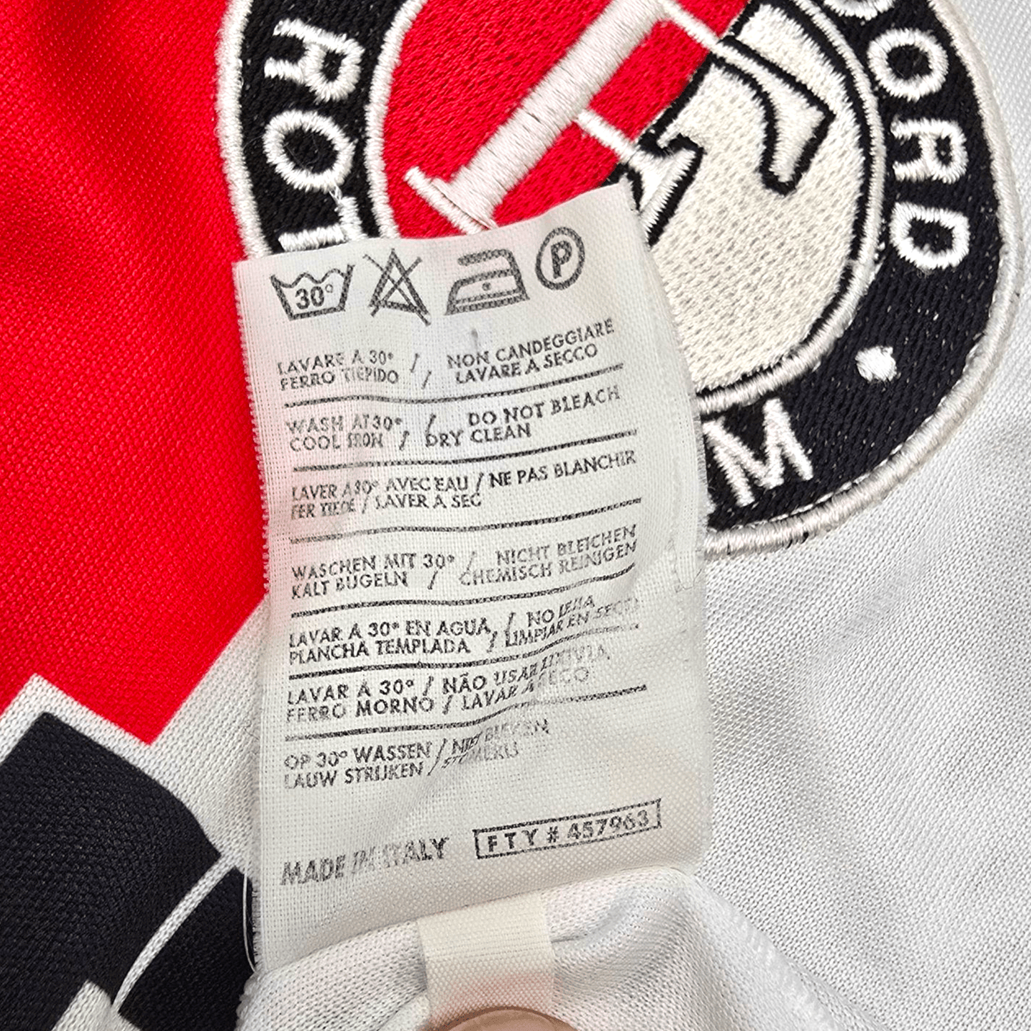 2001/02 Feyenoord Home Football Shirt (L) Kappa #14 Ono