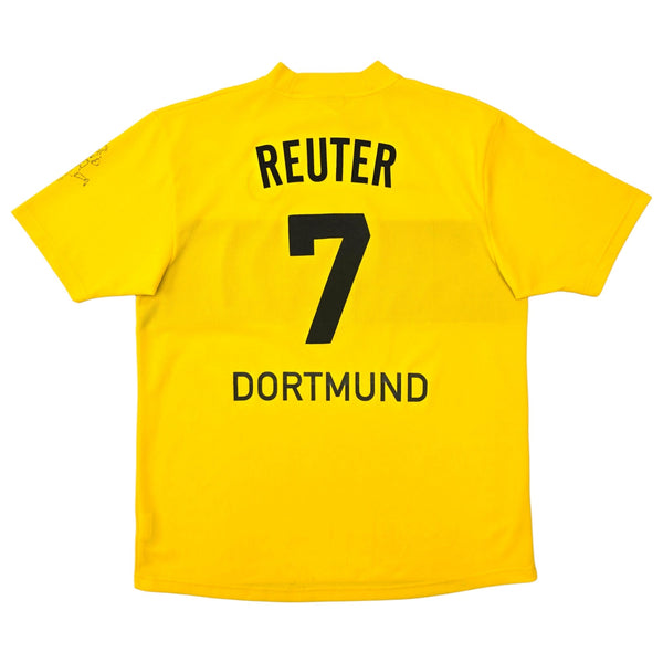 2002/03 Dortmund Home Football Shirt (XL) Goool #7 Reuter