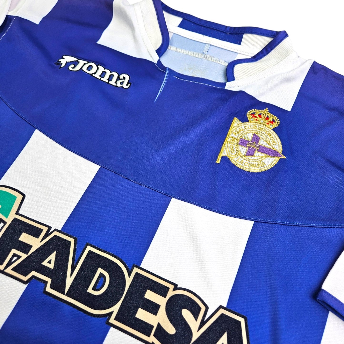2003/04 Deportivo La Coruna Home Football Shirt (L) Joma