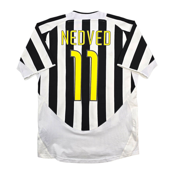 2003/04 Juventus Home Football Shirt (S) Nike #11 Nedved