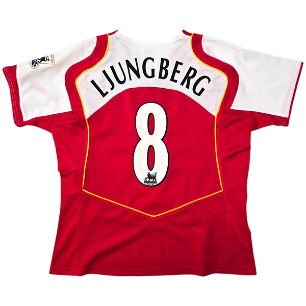2004/05 Arsenal Home Football Shirt (XL) Nike #8 Ljungberg (Womens)