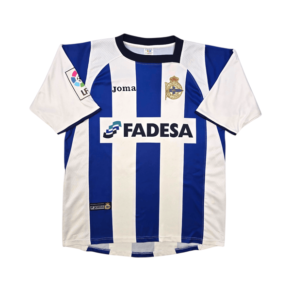 2004/05 Deportivo La Coruna Home Football Shirt (L) Joma