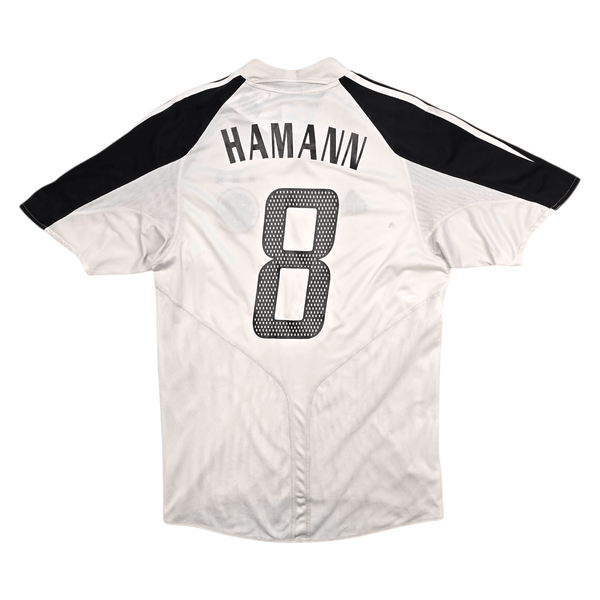 2004/05 Germany Home Football Shirt (M) Adidas #8 Hamann