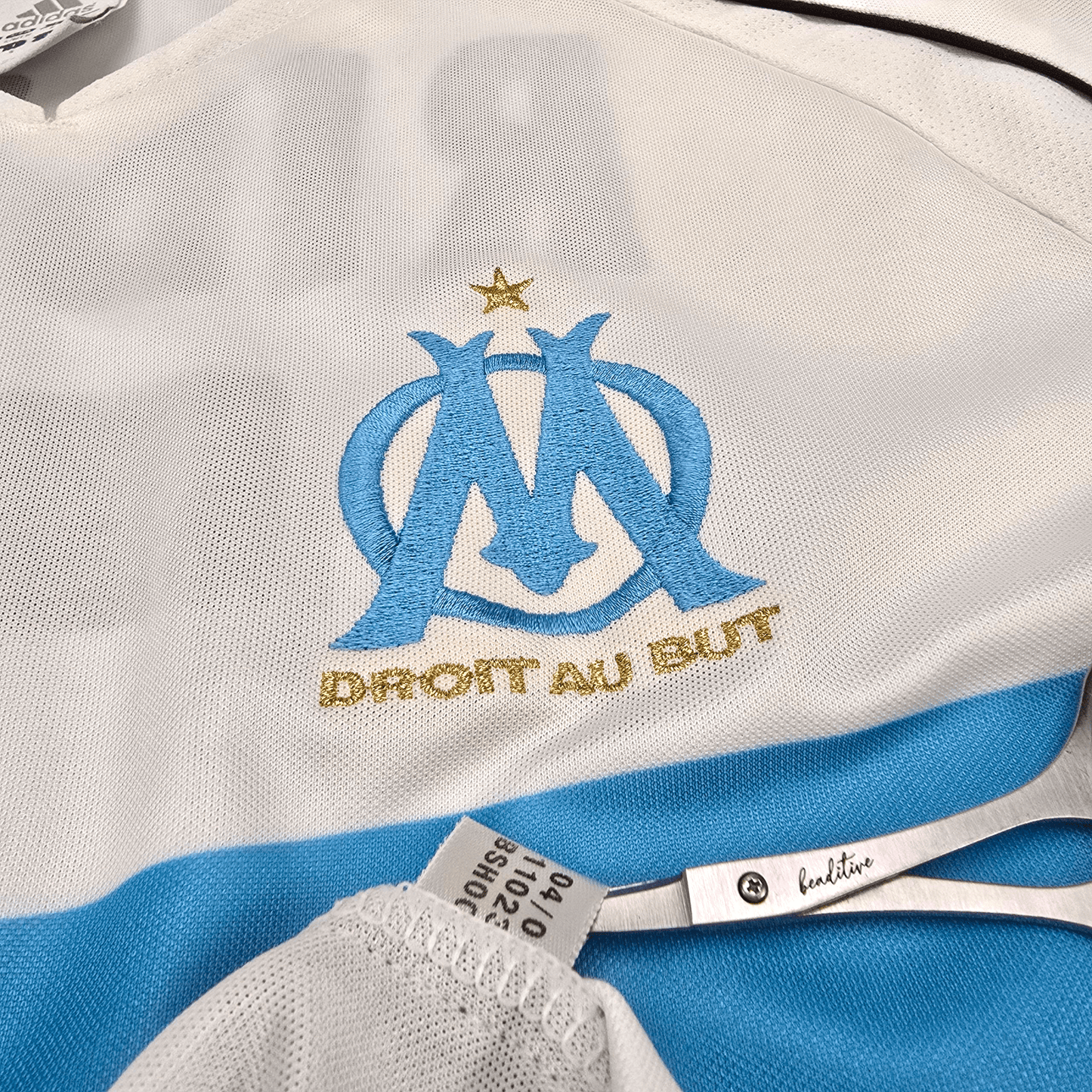 2005/06 Olympique Marseille Home Football Shirt (S) Adidas #7 Ribery